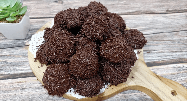 Resep Kue Rambutan Natal Cokelat Manis ala Rumahan, Tanpa Tepung dengan Bahan Murah