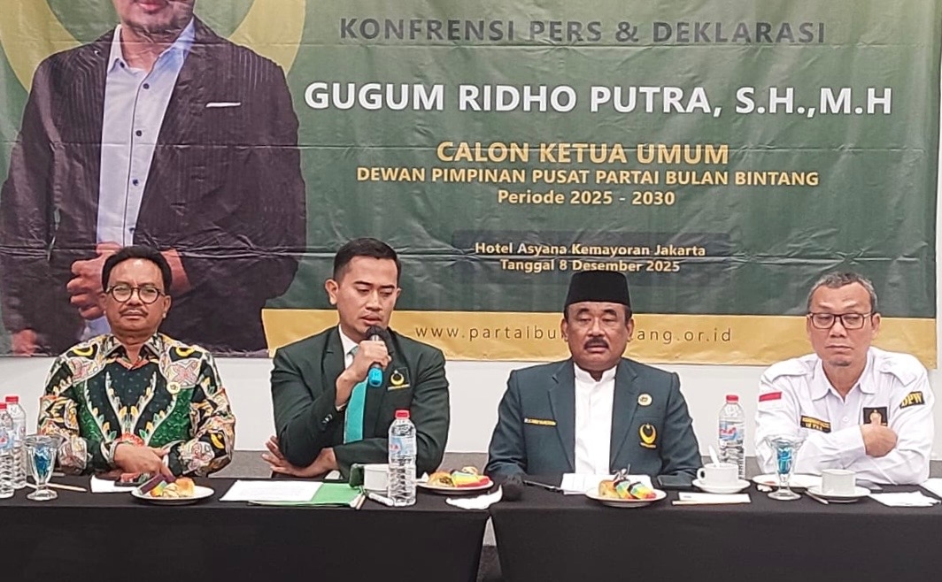 Gugum Ridho Putra Deklarasikan Diri Maju Sebagai Calon Ketua Umum PBB 2025-2030