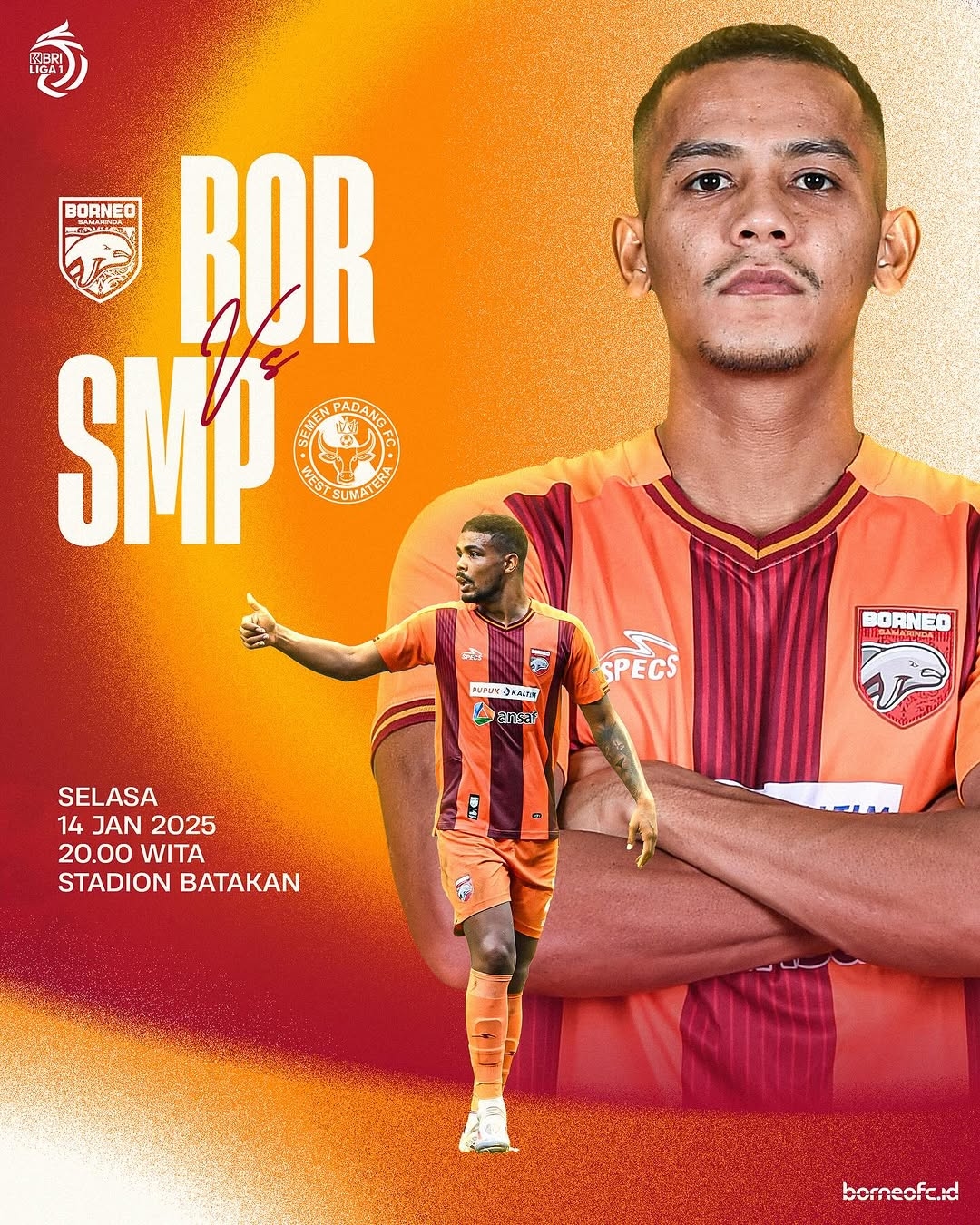 Jadwal Siaran Langsung Borneo FC vs Semen Padang 14 Januari BRI Liga 1, Catat Waktu Tayang di Indosiar!