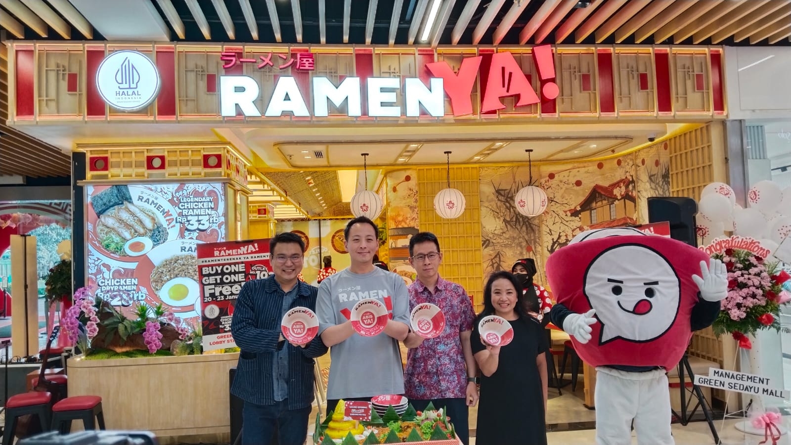 Ada di Green Sedayu Mall, RamenYA! Sudah Buka 102 Outlet