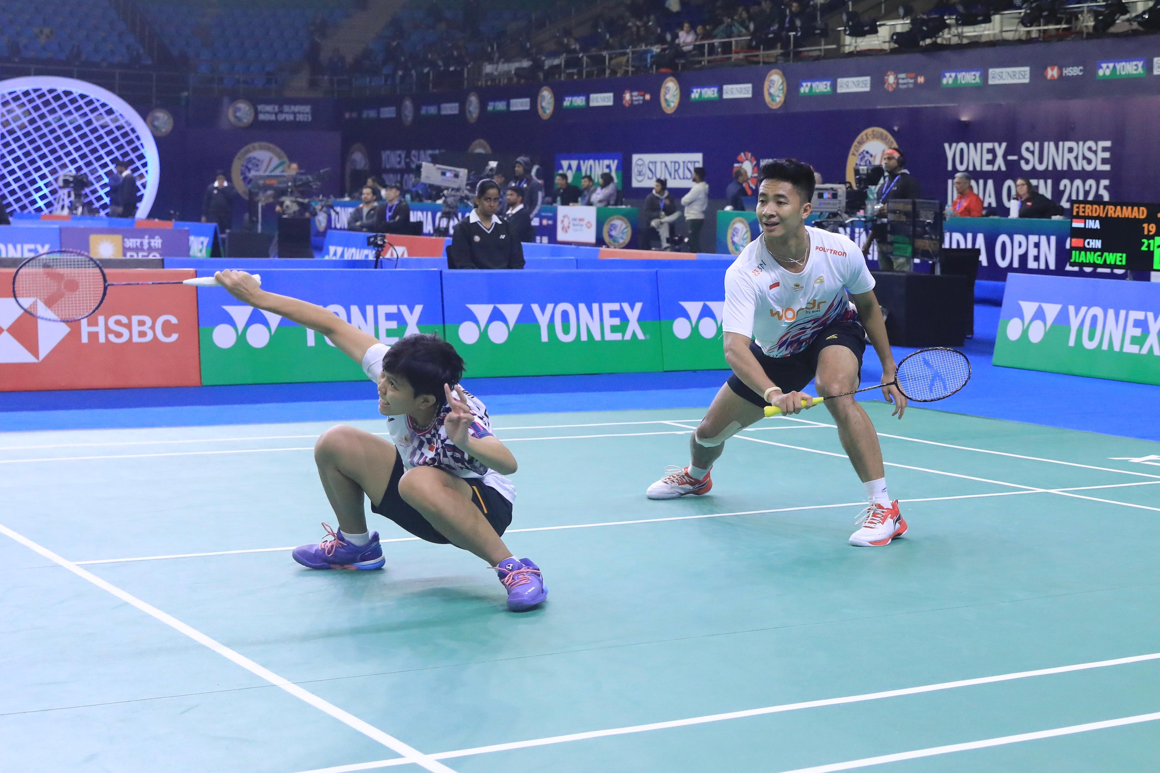 India Terbuka: Langkah Dejan/Fadia Terhenti di Babak 16 Besar, Takluk dari Unggulan 2