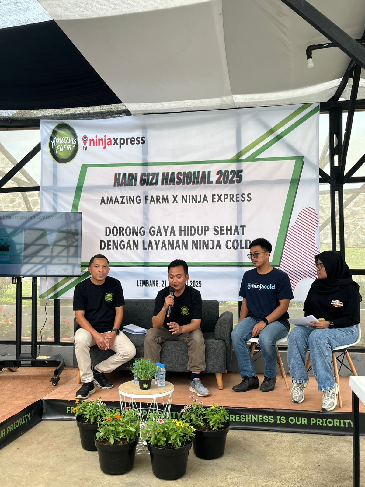 Amazing Farm Gandeng Ninja Express Dorong Gaya Hidup Sehat