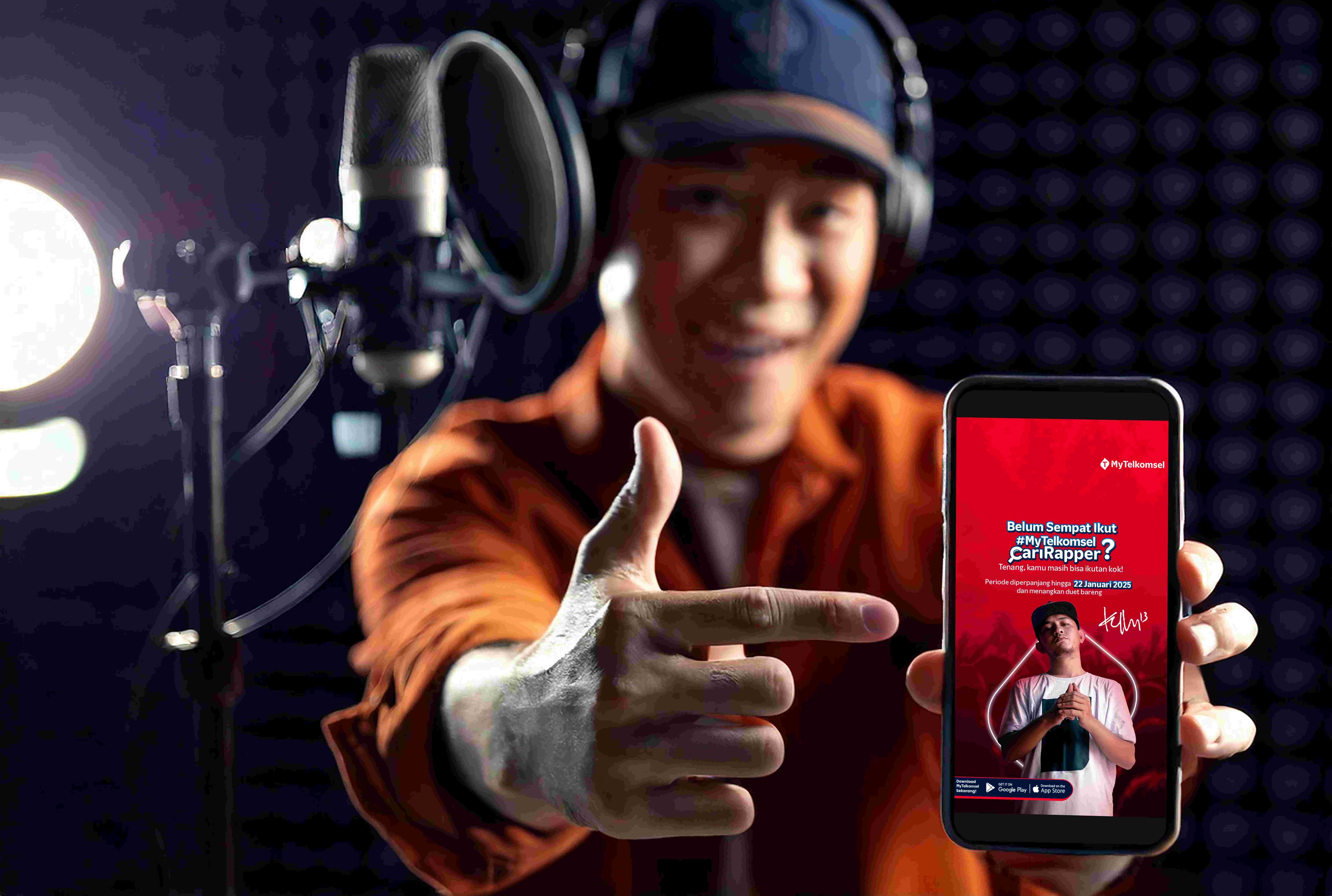 MyTelkomsel Super App Ajak Talenta Musik Hip-hop Tanah Air Buka Peluang Berkarya dalam Kompetisi di MyTelkomselCariRapper