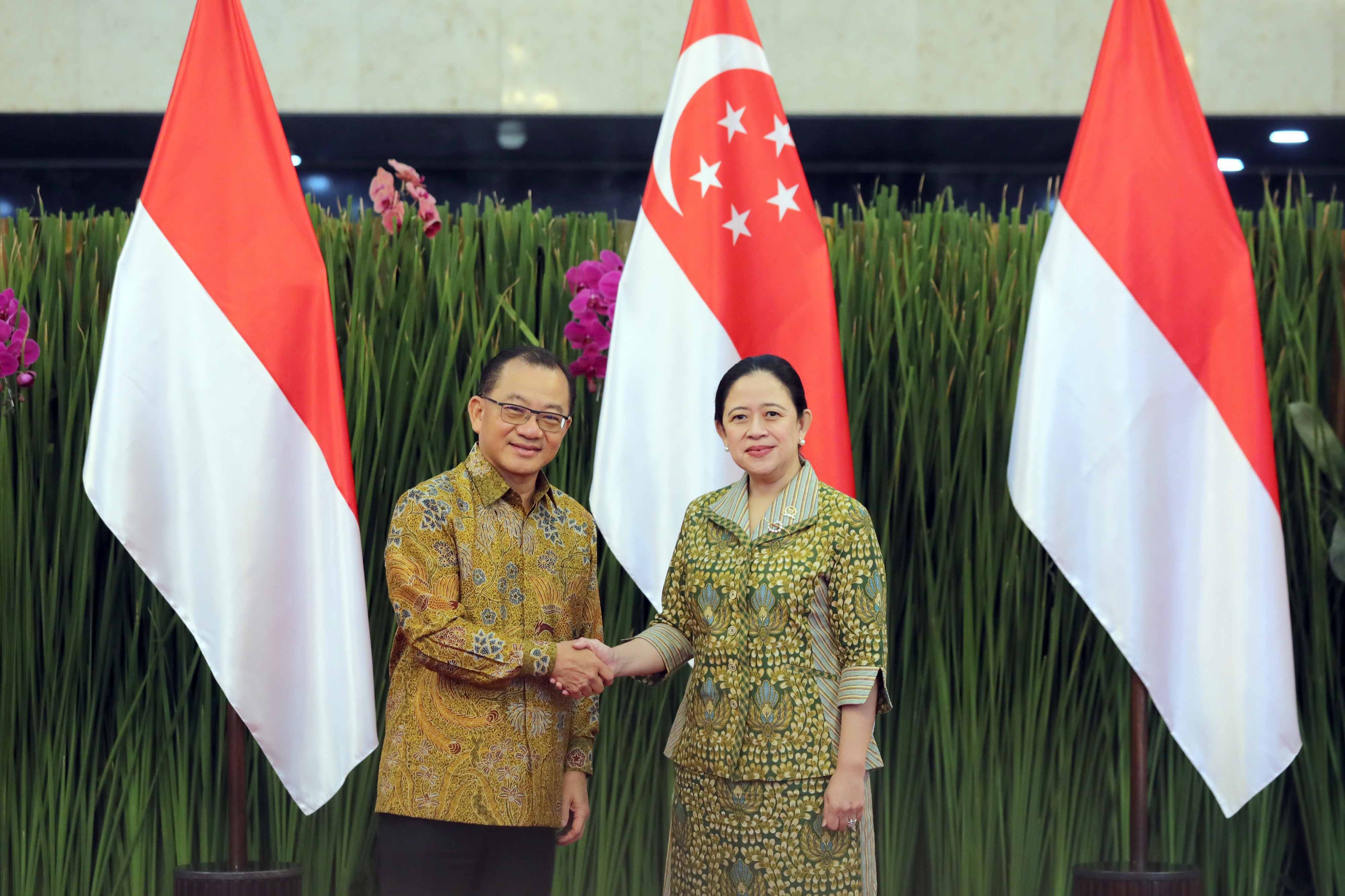 Pertemuan Puan Maharani dengan Ketua Parlemen Singapura Bahas Kerja Sama Bilateral dan Isu Kawasan