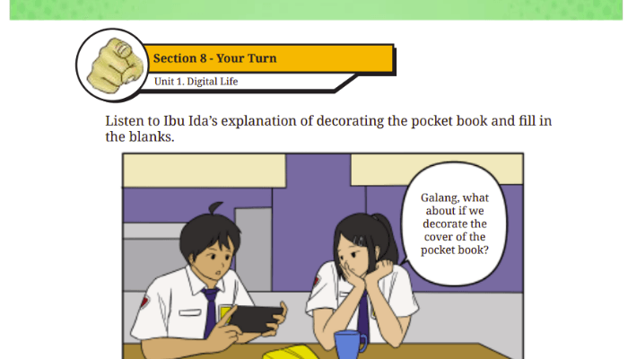 Kunci Jawaban Lengkap Bahasa Inggris Kelas 9 Halaman 297-298 Kurikulum Merdeka Chapter 5