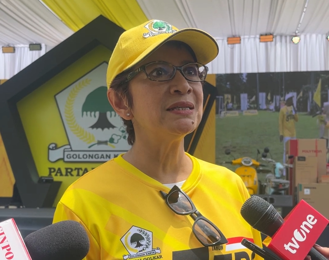 Tanggapi Reshuffle Kabinet Perdana, Nurul Arifin: Golkar Kompak untuk Pemerintah