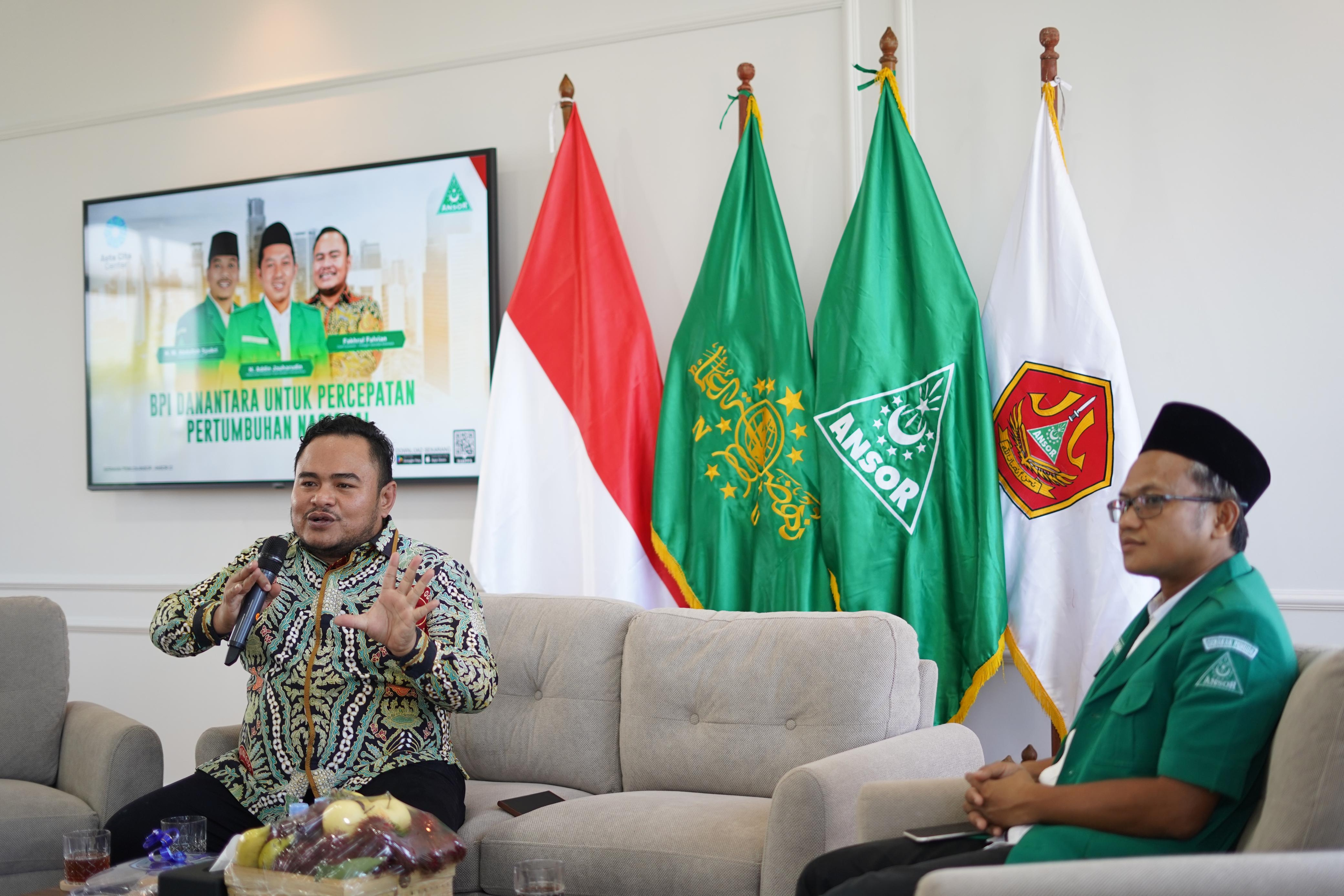 Asta Cita Center dan GP Ansor Sebut Danantara Jadi Motor Ekonomi Masa Depan