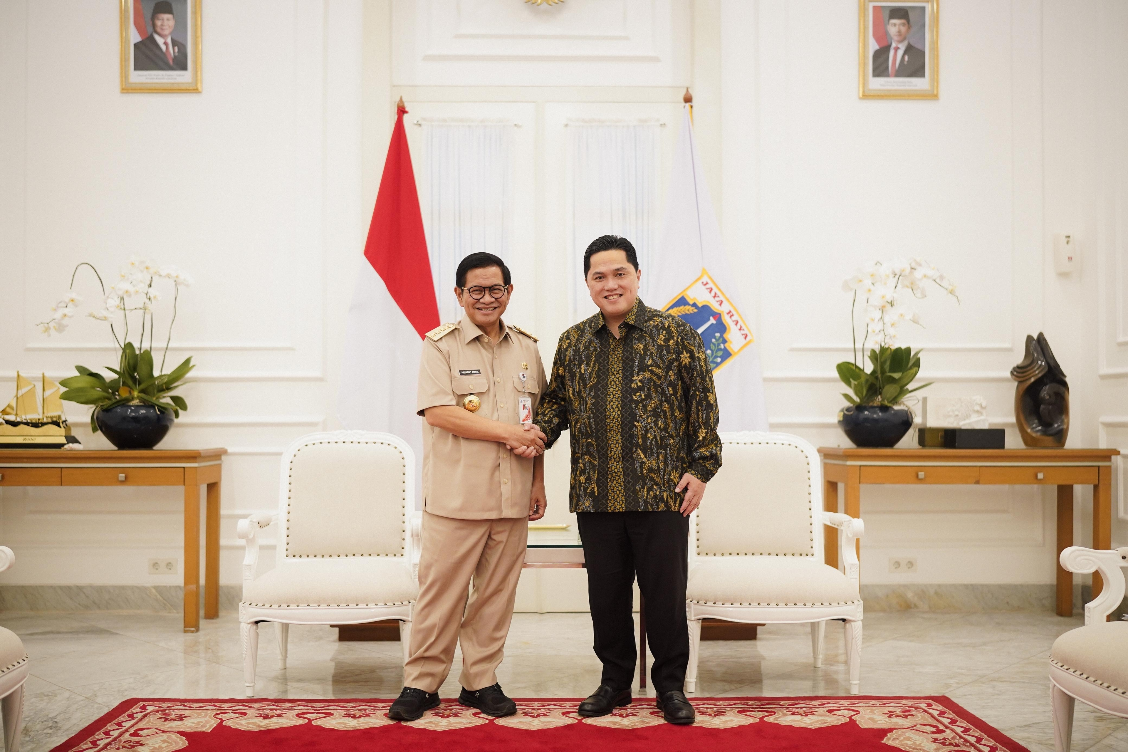 Pemprov DKI dan PSSI Bersinergi Benahi Infrastruktur Transportasi dan Lahan Parkir JIS