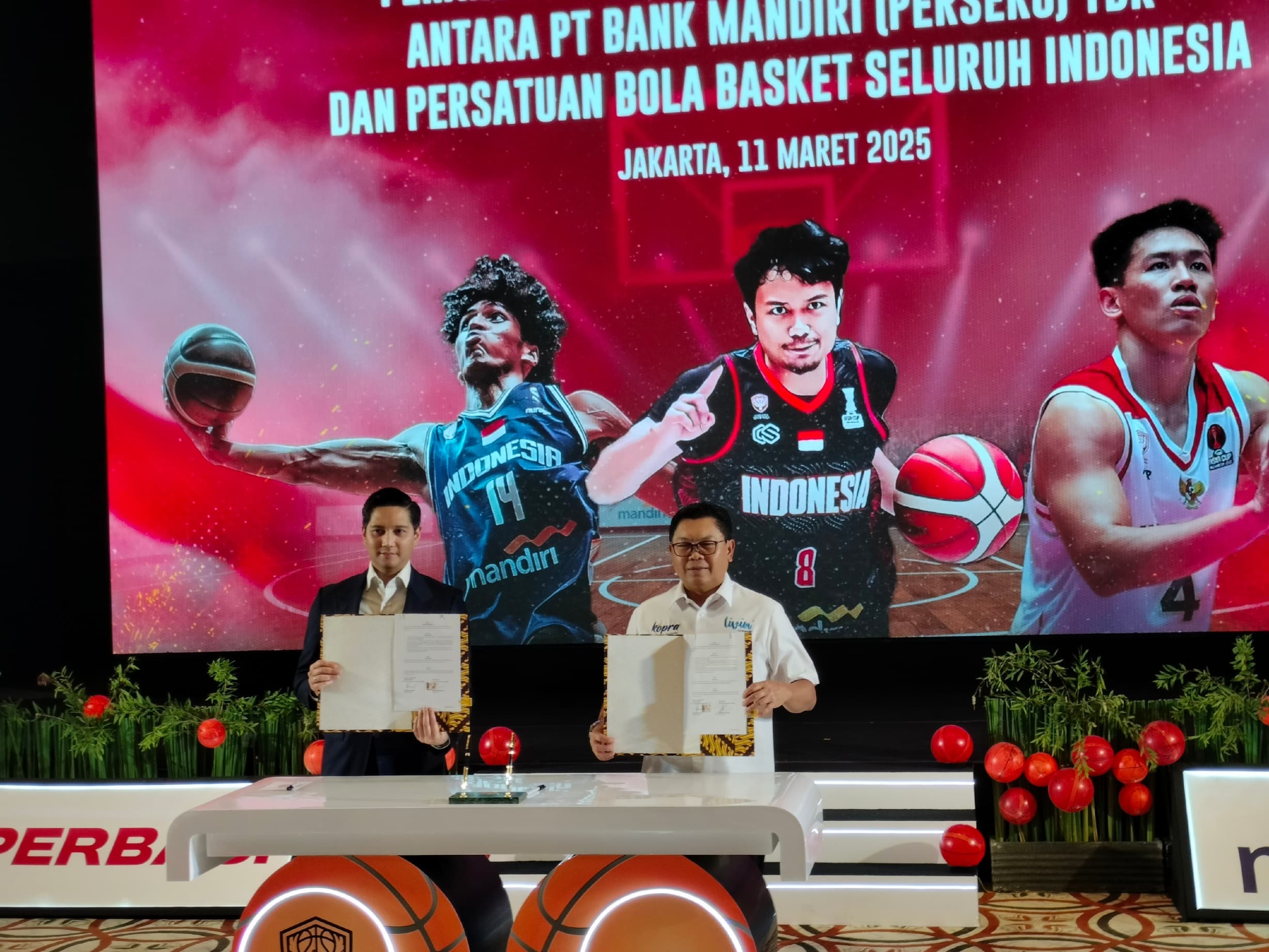Perbasi Jalin Kerjasama dengan Bank Mandiri untuk Tingkatkan Prestasi Basket Indonesia