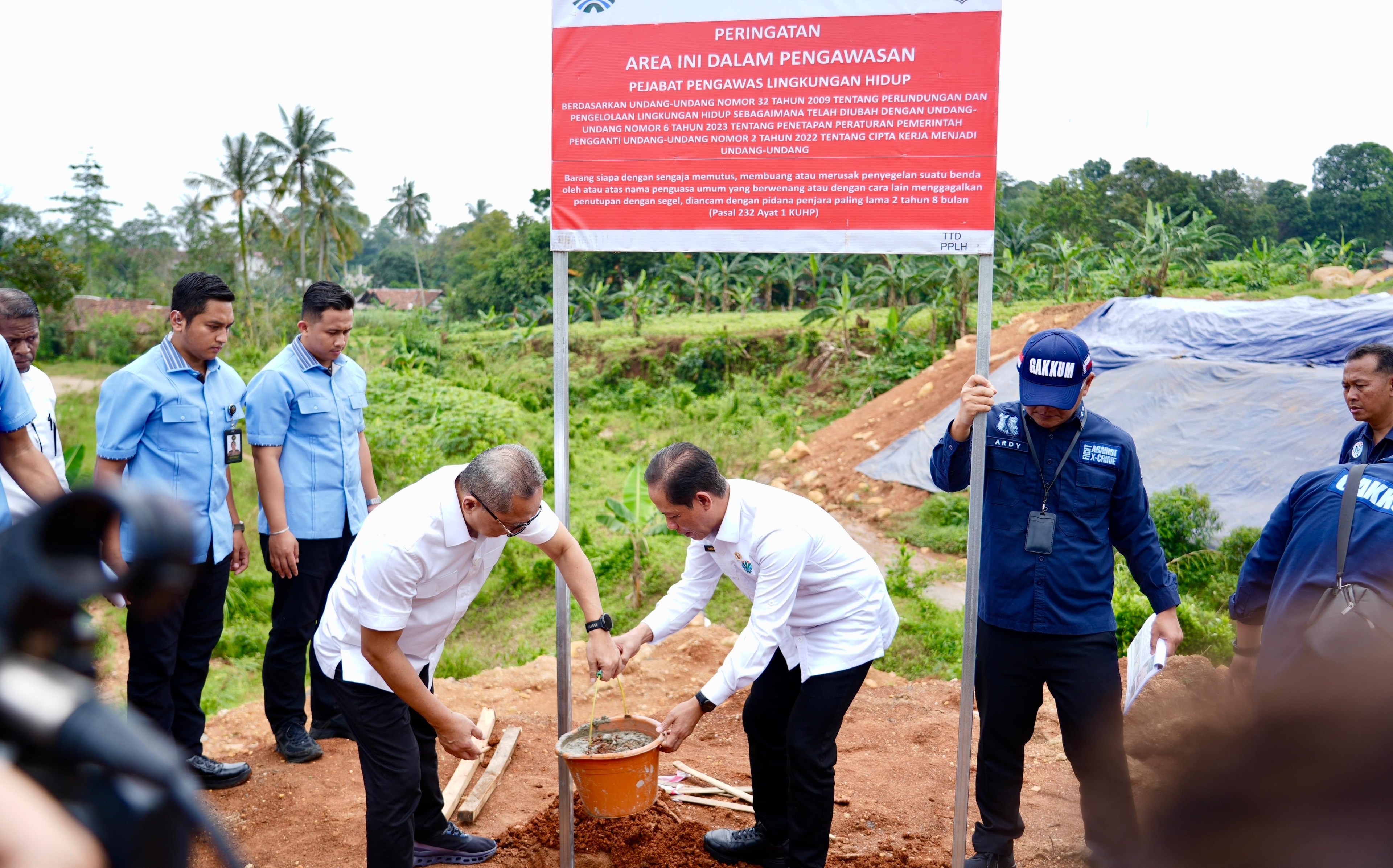 Ada Perusakan Lingkungan, Pemerintah Segel 3 Lokasi di Kawasan Sentul-Ciawi