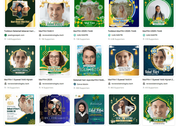 15 Twibbon Hari Raya Idul Fitri 2025 Terbaru dan Gratis, Cocok Dibagikan ke Medsos!