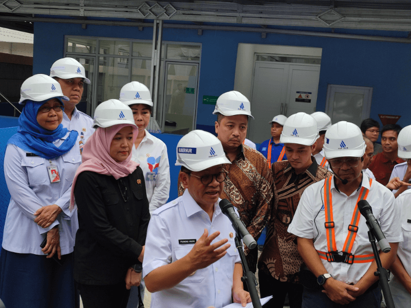 Pramono Resmikan Reservoir Komunal di Rusunawa Tambora, Warga Tak Perlu Beli Air Lagi