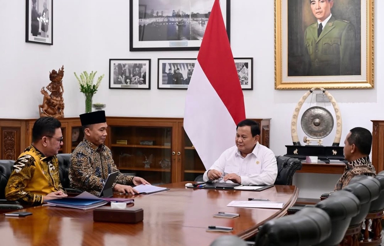 Prabowo Terima Kajian Strategis Lemhannas, Minta Perkuat Ketahanan Nasional