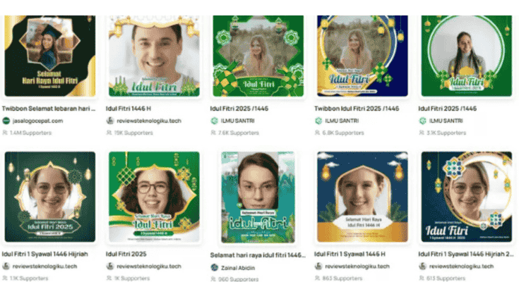 Daftar 25 Link Twibbon Ucapan Selamat Idul Fitri 2025, Cocok Dipajang di Media Sosial Kamu Sekarang!