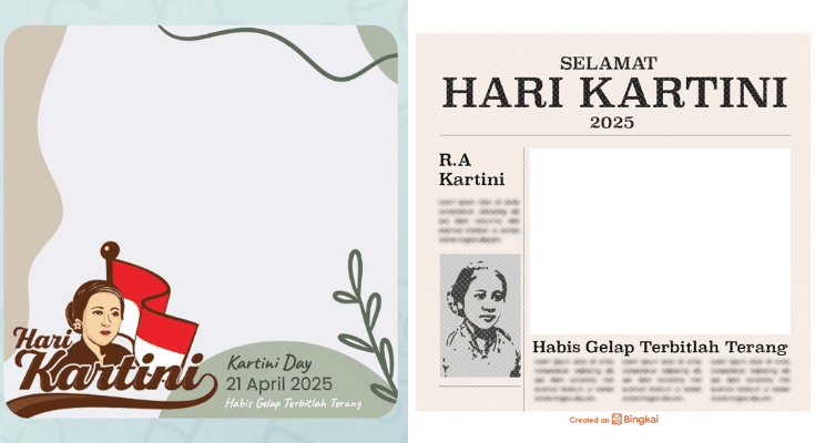 20 Link Twibbon Ucapan Selamat Hari Kartini 2025 Gratis, Desain Keren Cocok untuk Media Sosial!
