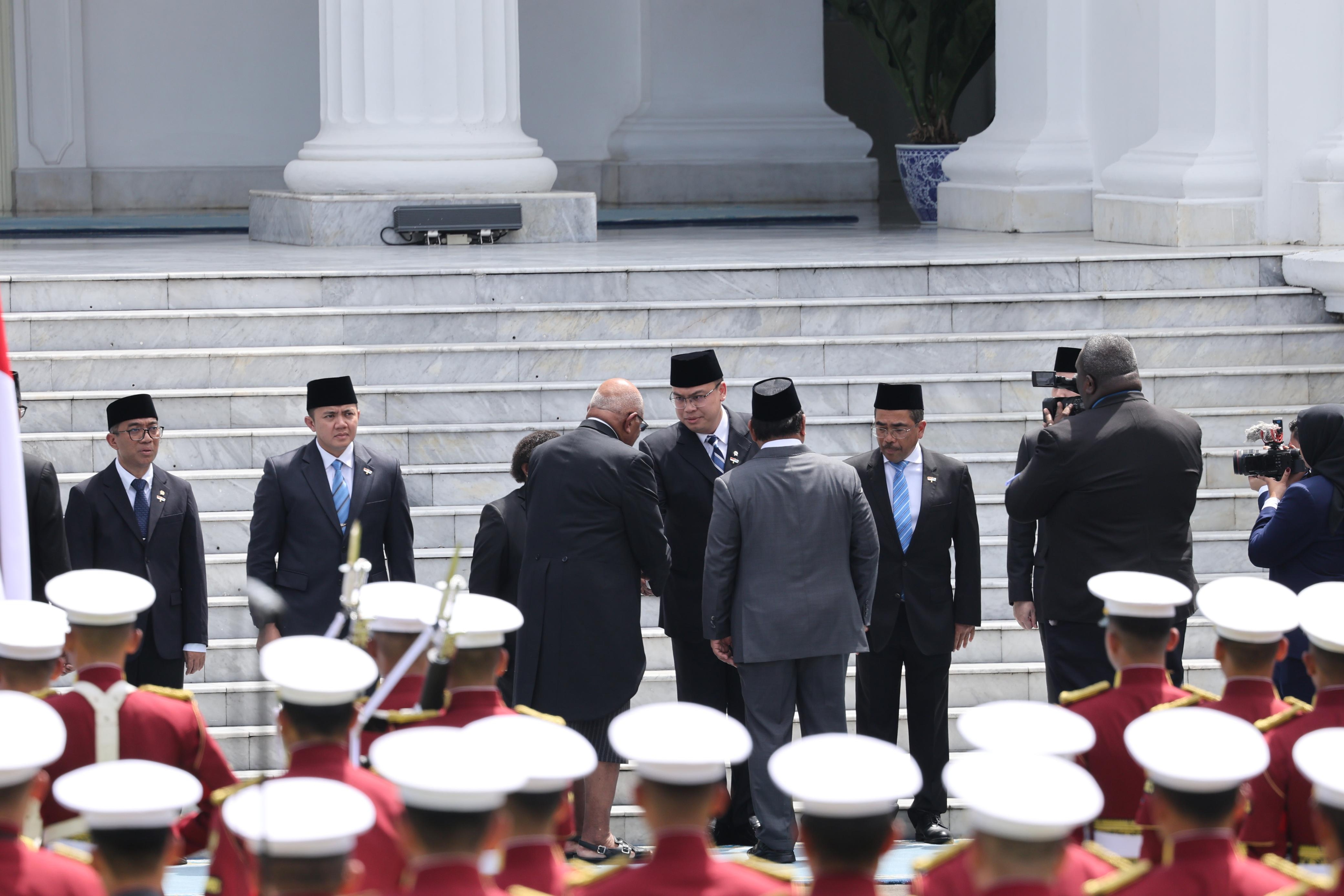 Wamenkomdigi Dampingi Presiden Terima Kunjungan PM Republik Fiji