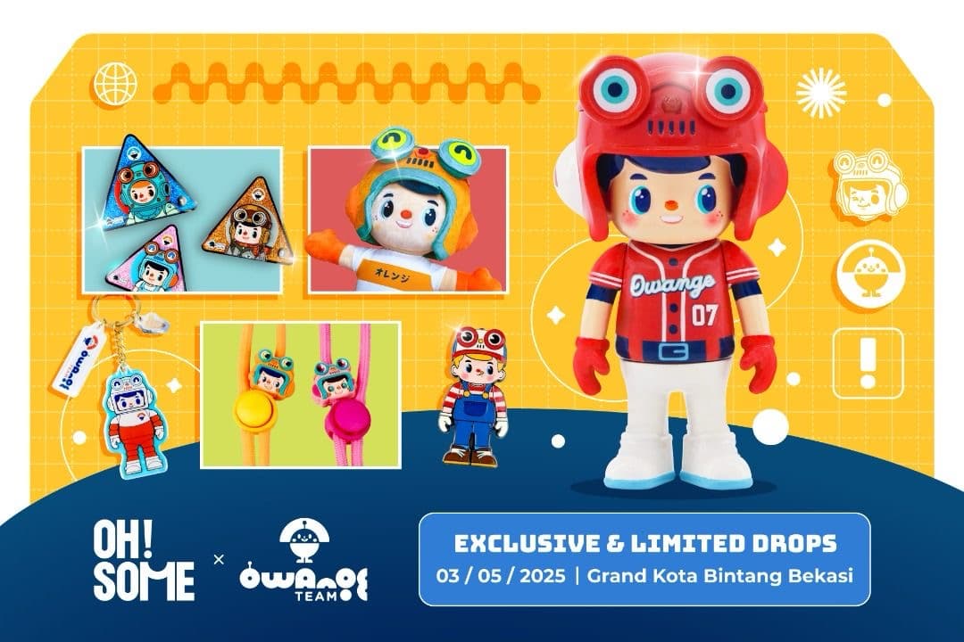 OH!SOME dan Kong Andri Luncurkan Koleksi Eksklusif Owange Boy dalam Format Blind Box