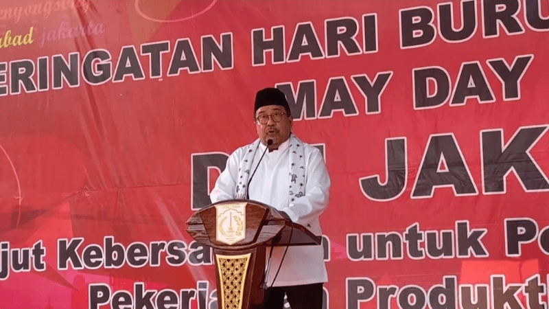Rano Karno: Kolaborasi Buruh, Pengusaha, dan Pemerintah Kunci Membangun Jakarta Lebih Baik