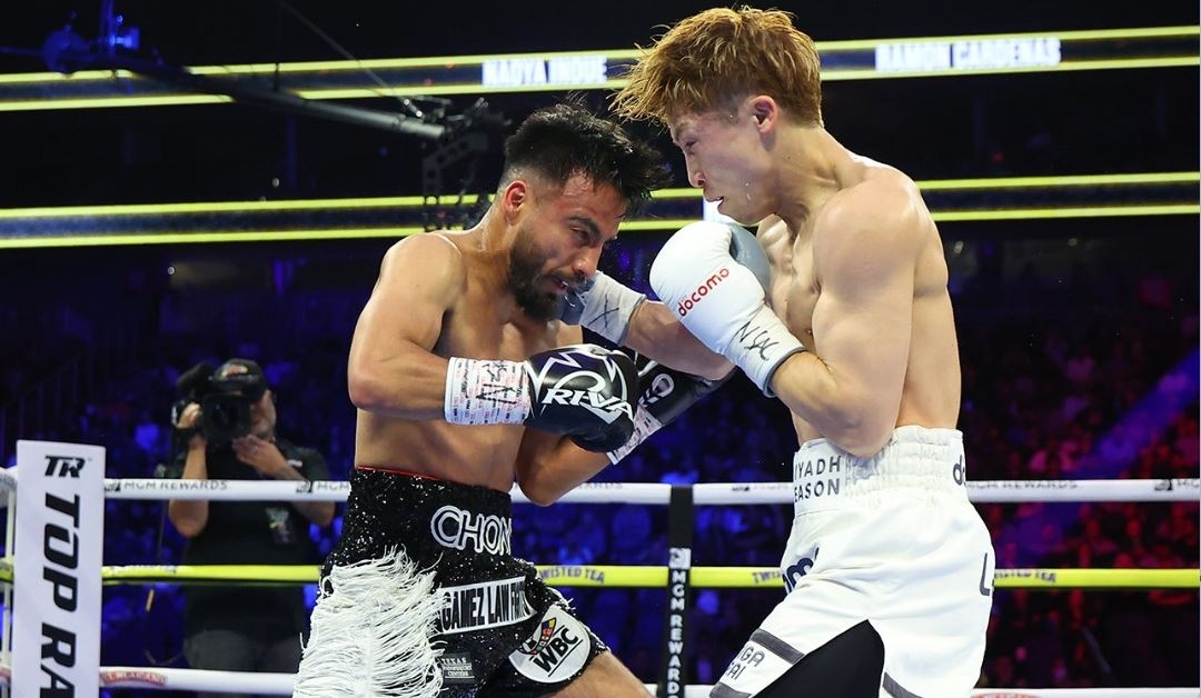 Sempat Terduduk di Ronde 2, Naoya Inoue Balikkan Keadaan Hentikan Ramon Cardenas di Ronde 8