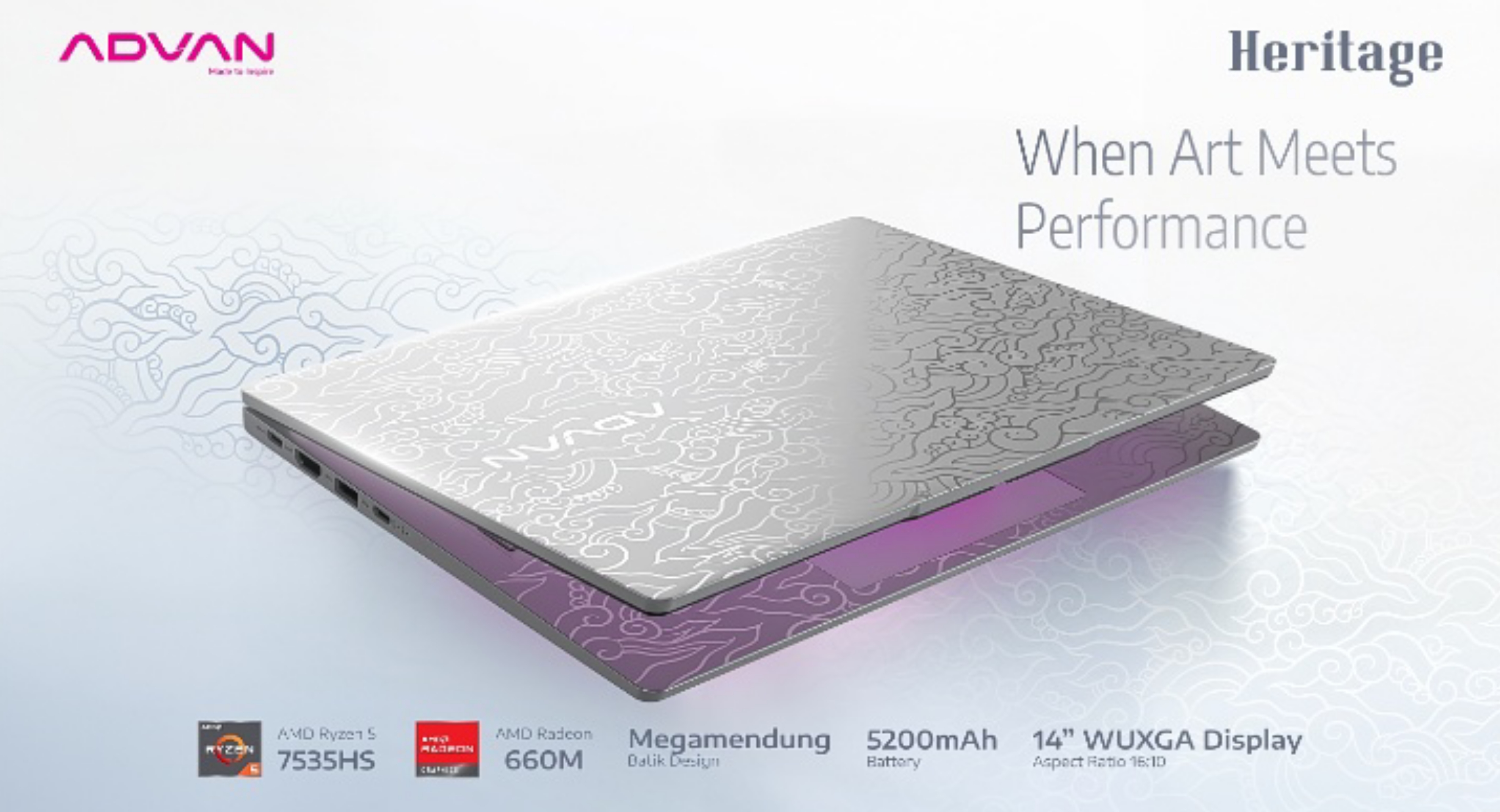 Advan Luncurkan Laptop Batik Pertama di Indonesia