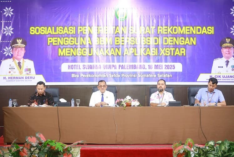 Pemprov Sumsel Dorong Optimalisasi Aplikasi XSTAR untuk Pantau BBM Bersubsidi