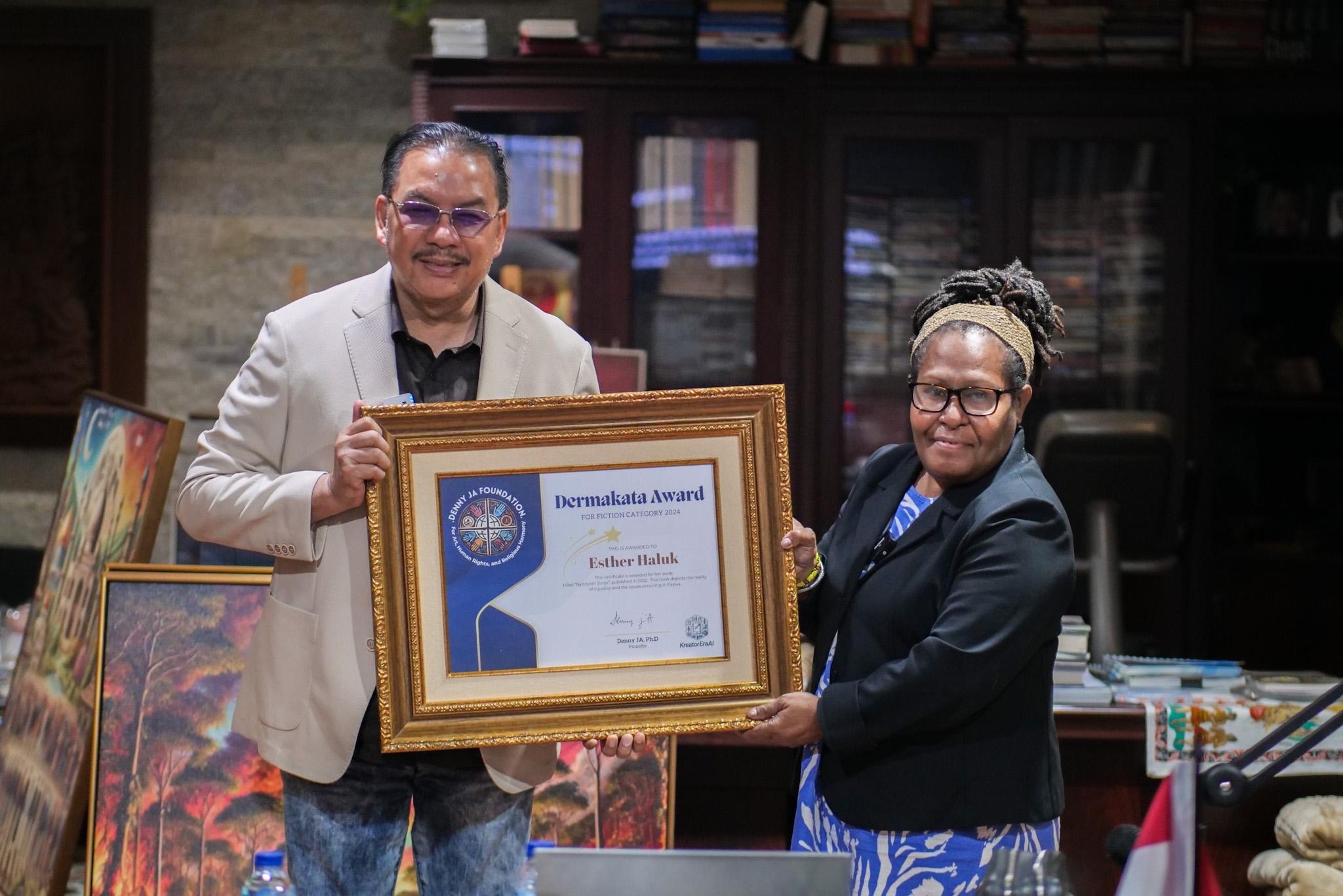 Denny JA Foundation Luncurkan Dana Abadi Penghargaan Penulis: Suara dari Pinggiran Kini Mendapat Panggung