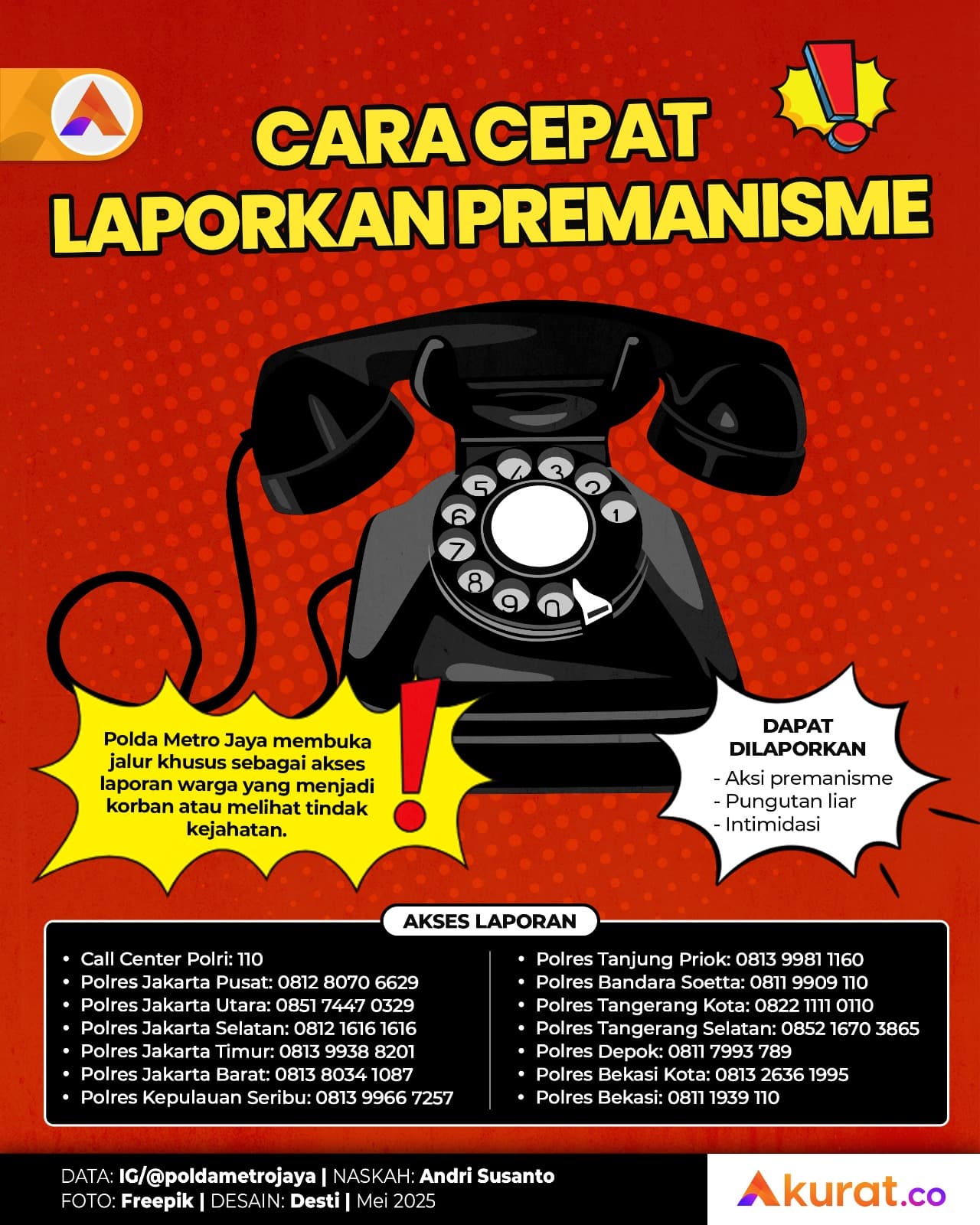 Cara Laporkan Premanisme