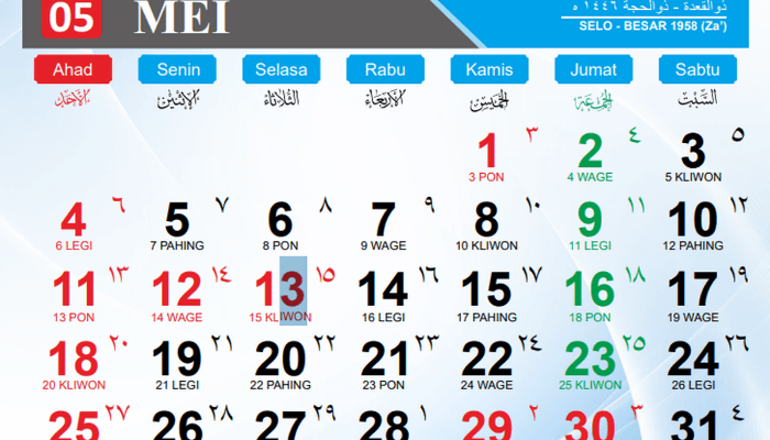 Hari Baik Menikah di Bulan Mei 2025 Berdasarkan Kalender Jawa yang Perlu Kamu Tahu