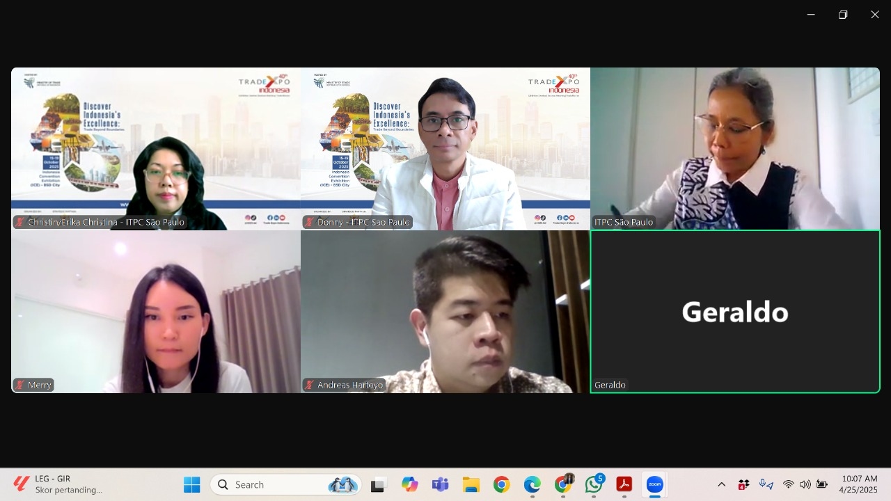 Manufaktur RI Bukukan Potensi Transaksi Ratusan Miliar Rupiah dalam Business Matching Yang Digelar ITPC Sao Paulo