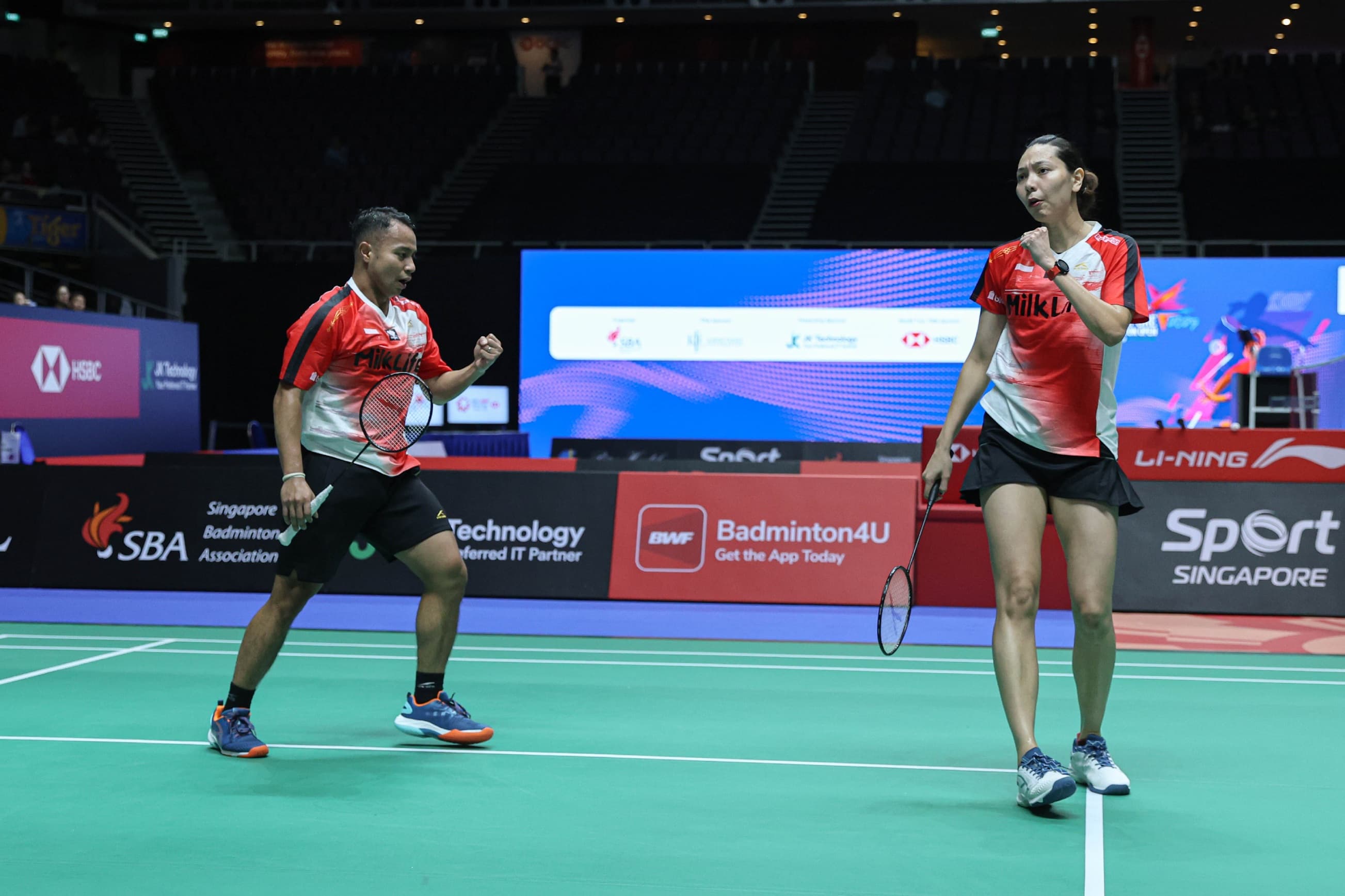 Singapura Terbuka: Rehan/Gloria Jadi Wakil Indonesia Terakhir Lolos ke 16 Besar