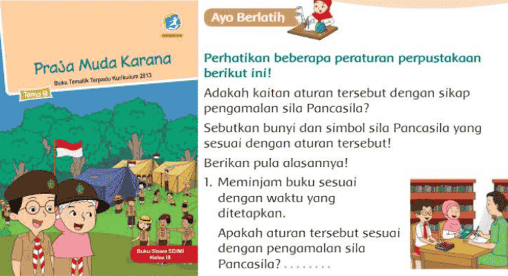 Kunci Jawaban Tema 8 Kelas 3 Halaman 193 Buku Tematik: Belajar tentang Materi Perpustakaan!