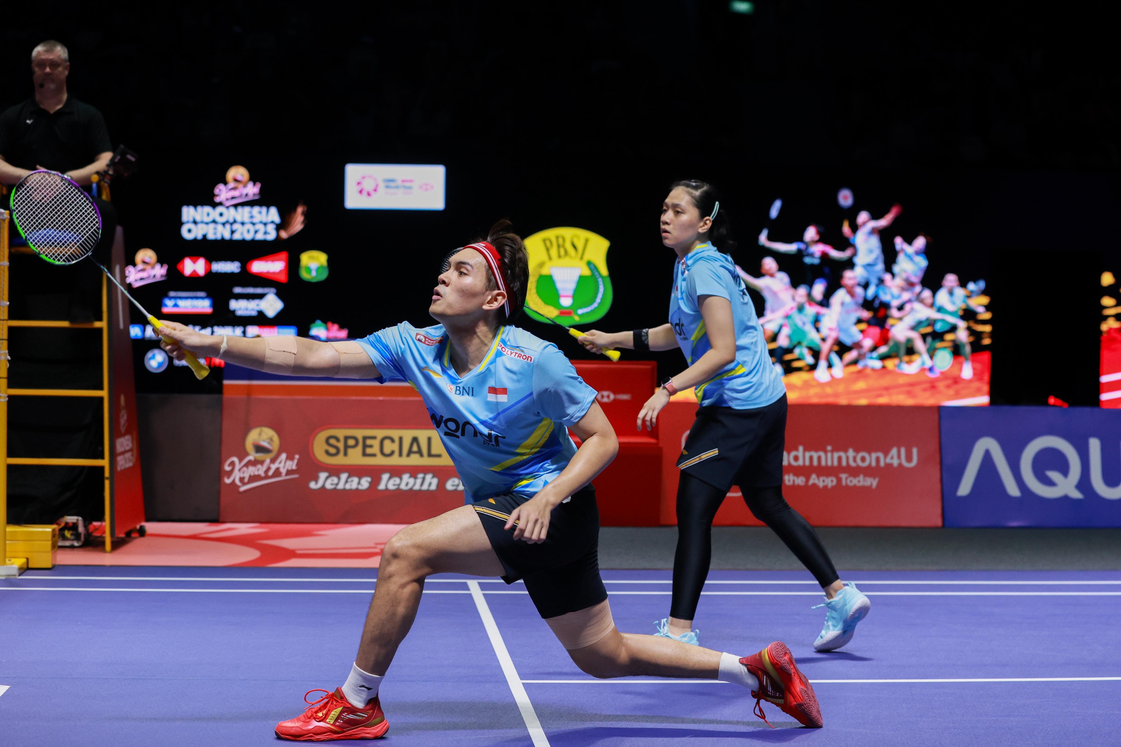 Indonesia Terbuka: Adnan/Indah dan Ana/Tiwi Tersingkir, Merah Putih Sisakan 2 Wakil di Ganda Putra