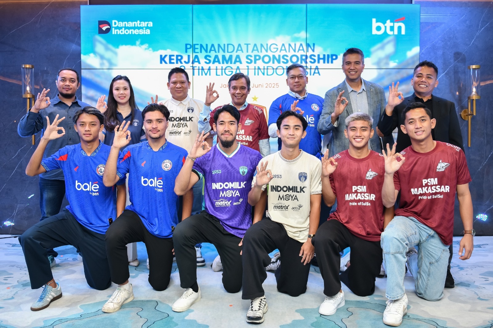 Dukung Sepak Bola Indonesia, BTN Sponsori 3 Klub Liga 1 Nasional