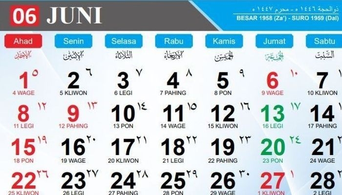 Kalender Jawa Hari Ini 23 Juni 2025, Ramalan Weton Senin Legi yang Mengungkap Makna Watak Lakuning Angin
