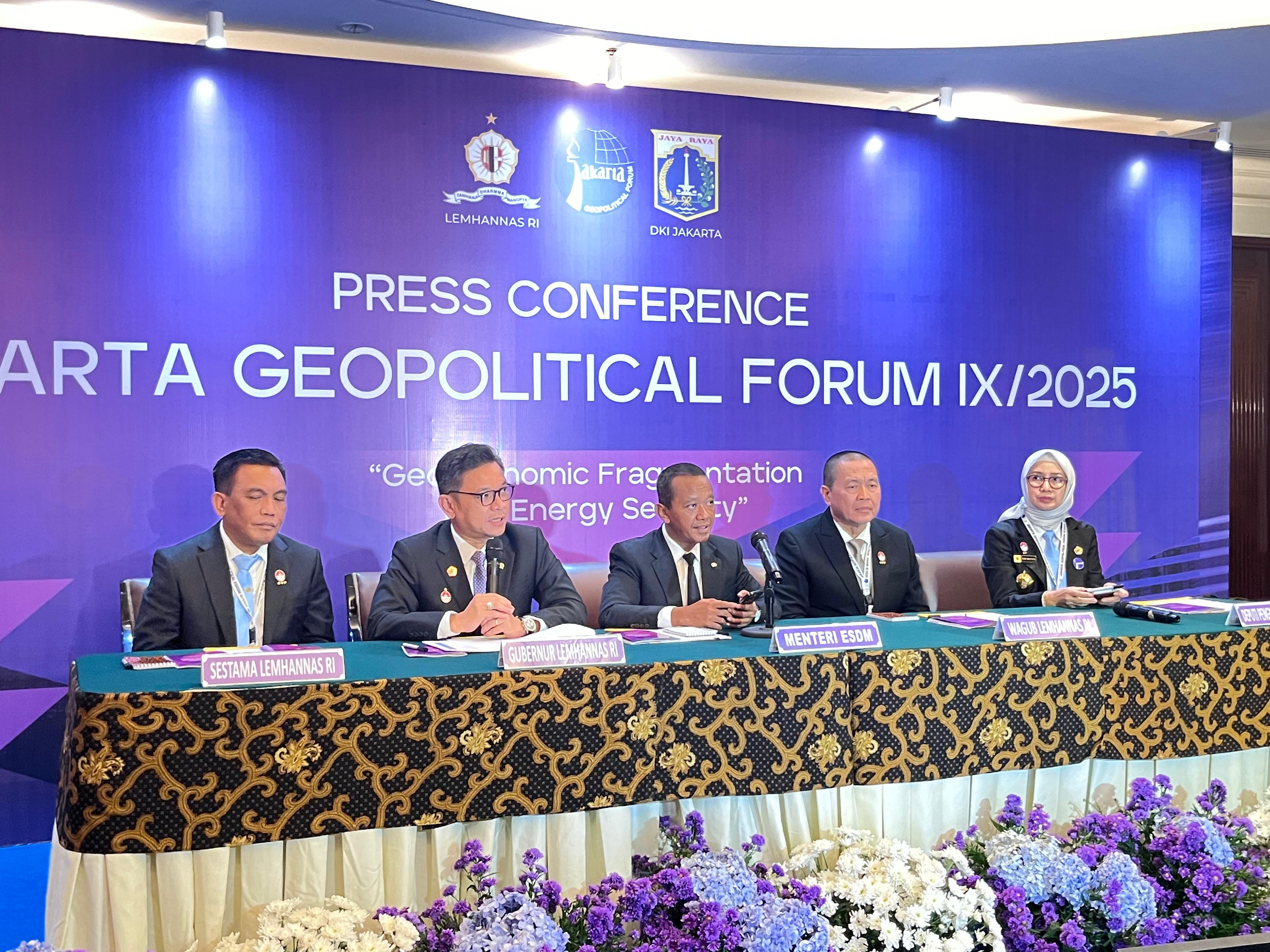 Bahlil: Dunia Tak Pasti, Indonesia Harus Andalkan SDA dan Hilirisasi