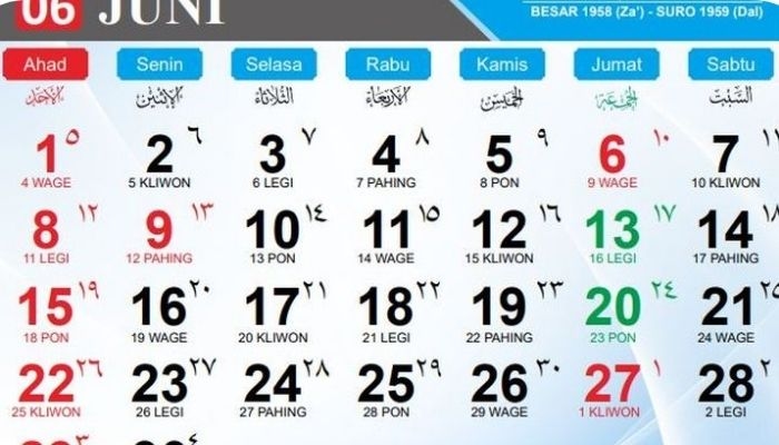 Kalender Jawa 24 Juni: Hari Ini Weton Selasa Pahing, Ternyata Ini Makna Waseso Segoro