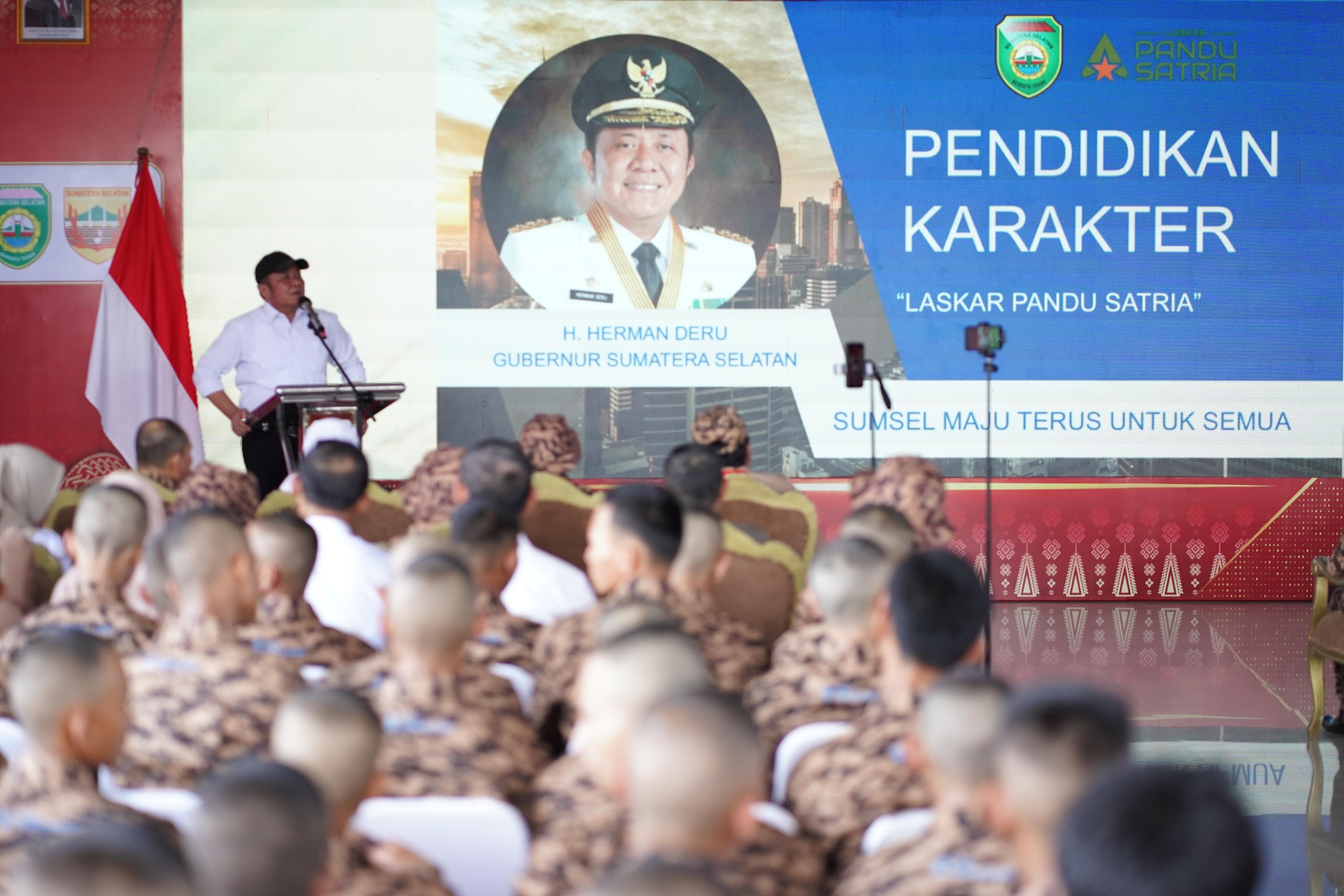 Retret Bumi Perkemahan Gandus Inisiasi Herman Deru Siap Cetak 100 Laskar Pandu Satria