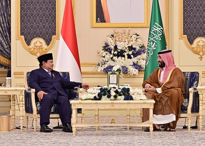 Presiden Prabowo dan Pangeran MBS Sepakati Minutes of Meeting Dewan Koordinasi Tertinggi Indonesia-Arab Saudi