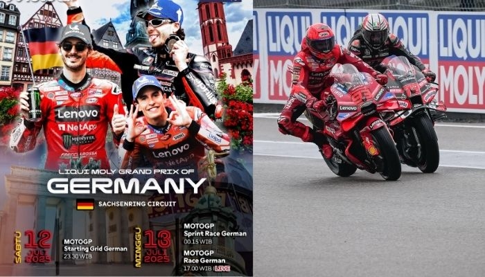 Jangan Lewatkan! Jadwal Lengkap MotoGP Jerman 2025 di Trans7 Hari Ini, Ada Sprint Race