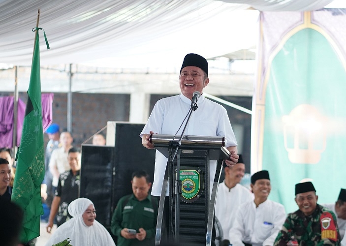 Herman Deru Ajak Persiapkan Generasi Muda Sambut Indonesia Emas 2045 pada Peringatan Harlah JATMAN OKI