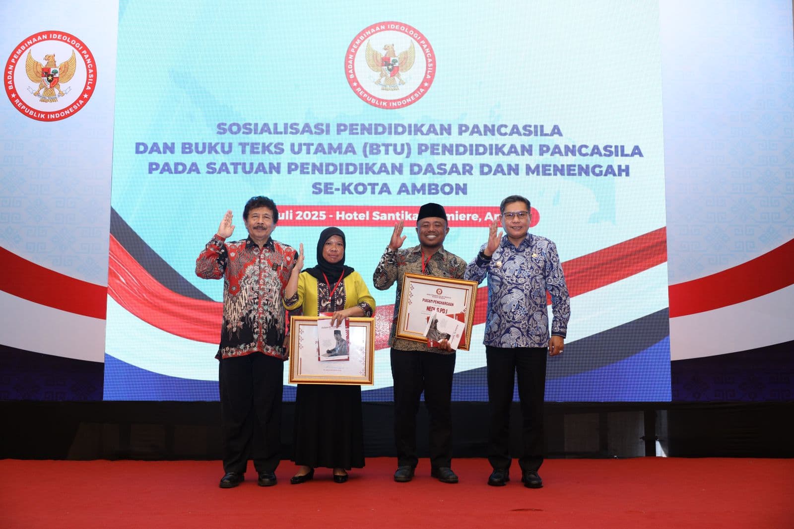 BPIP Sosialisasikan Buku Teks Utama Pendidikan Pancasila di Ambon, Perkuat Semangat Kebangsaan dalam Dunia Pendidikan
