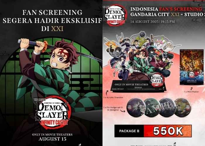 Link Tiket Nonton Demon Slayer: Kimetsu No Yaiba Infinity Castle, Resmi Tayang di Bioskop XXI CGV Cinepolis 15 Agustus 2025!