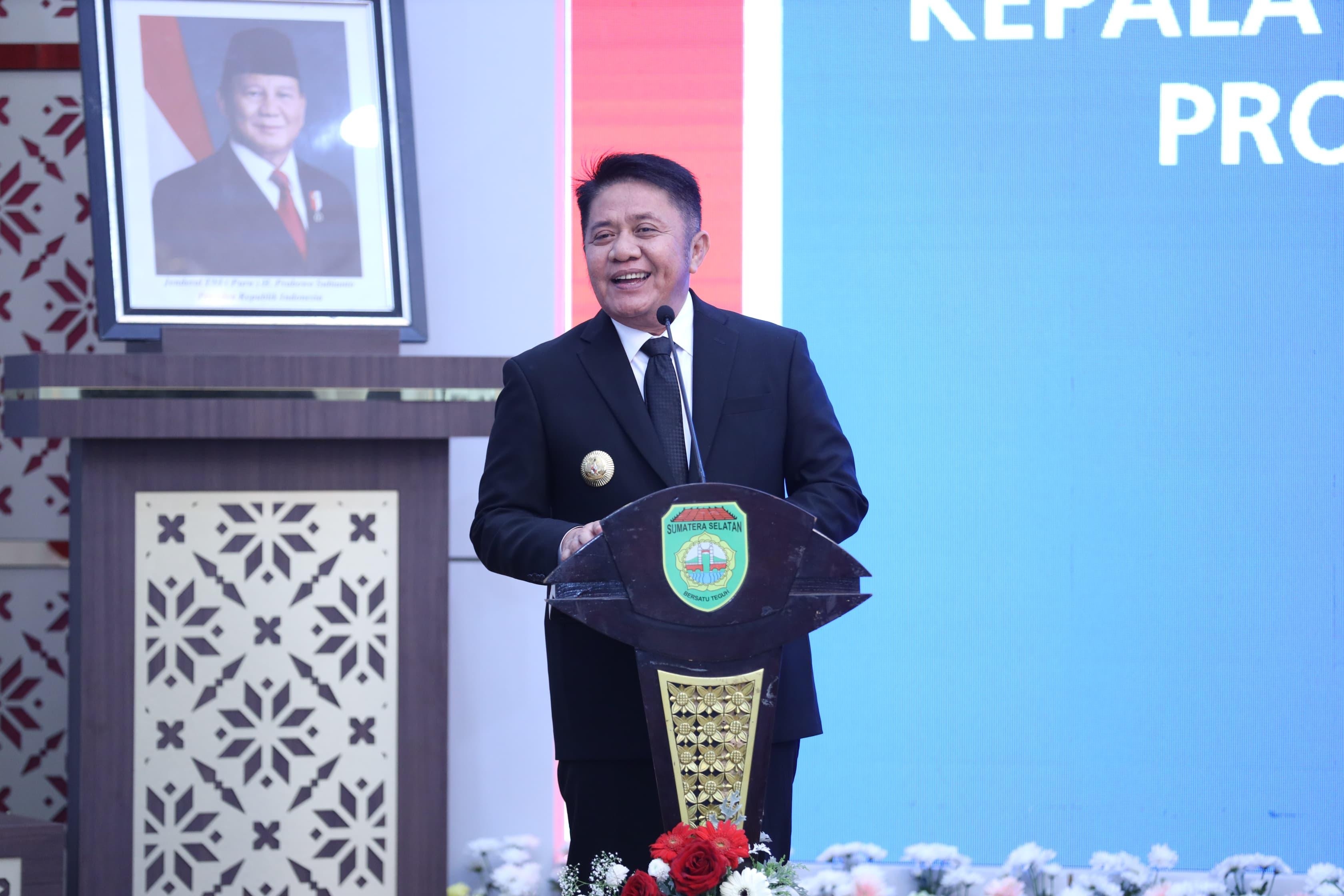 Gubernur Herman Deru Tekankan Transformasi Ekonomi Produktif saat Sertijab Kepala BI Sumsel