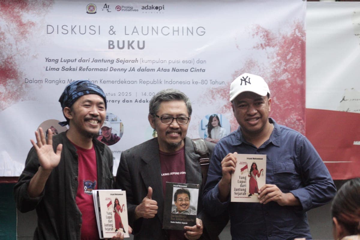 Irsyad Mohammad Luncurkan Dua Buku: Puisi Esai sebagai Peringatan Dini Bangsa