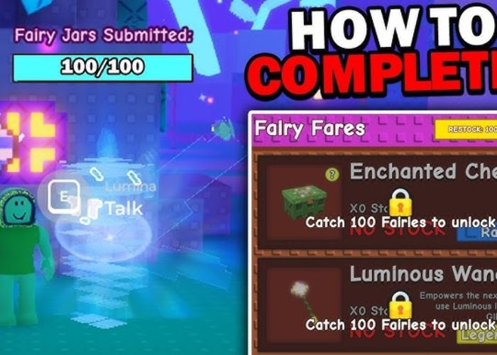 Cara Menangkap Fairies dan Mendapatkan Fairy Jars di Grow a Garden