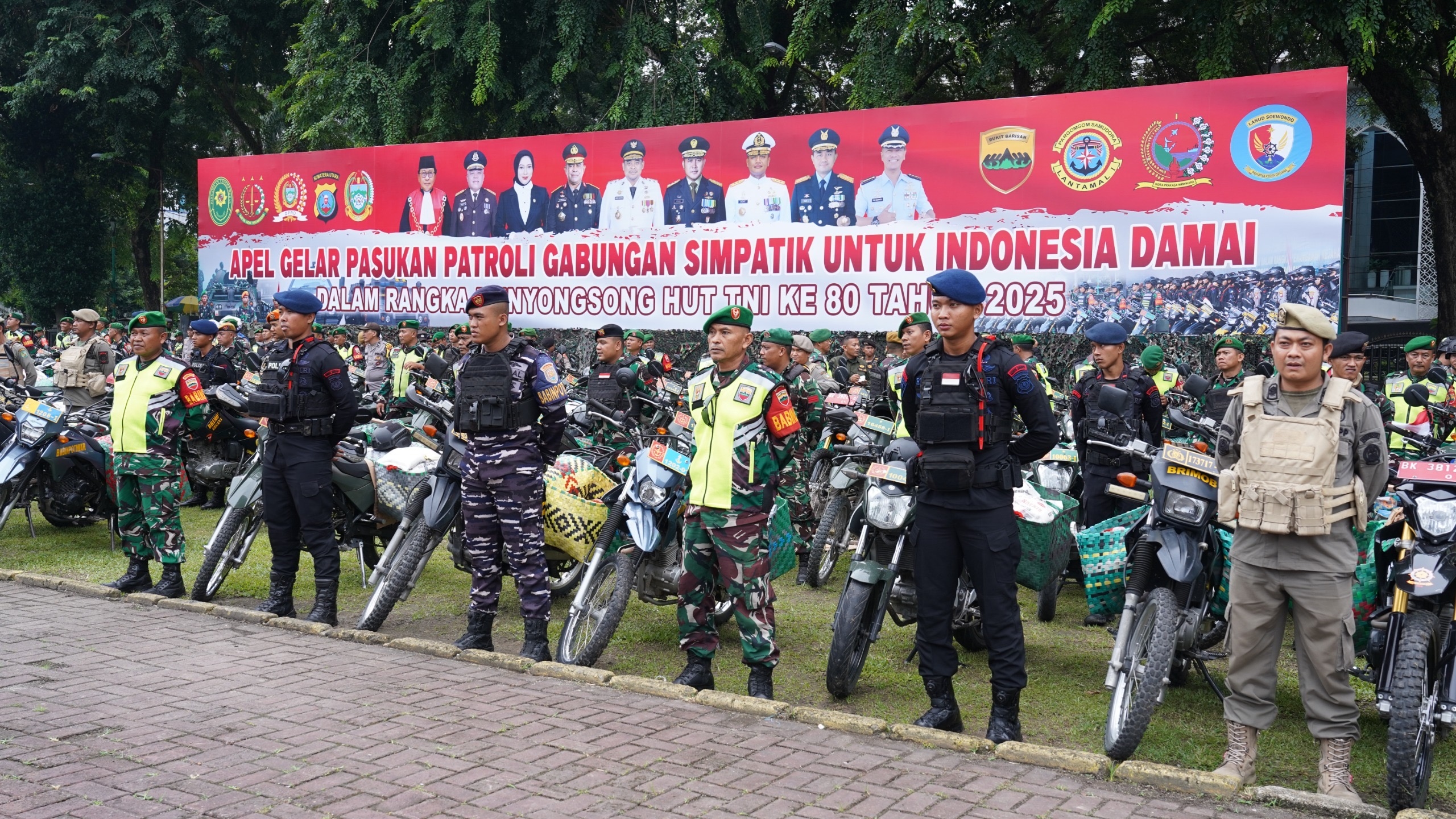 Pangdam I/BB dan Gubernur Sumut Lepas Patroli Gabungan Simpatik: Jaga Keamanan, Bagi Berkah untuk Warga