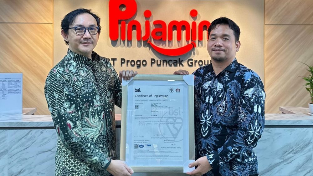 Pinjamin Pertahankan Sertifikasi ISO 27001:2022, Tegaskan Komitmen Keamanan Informasi