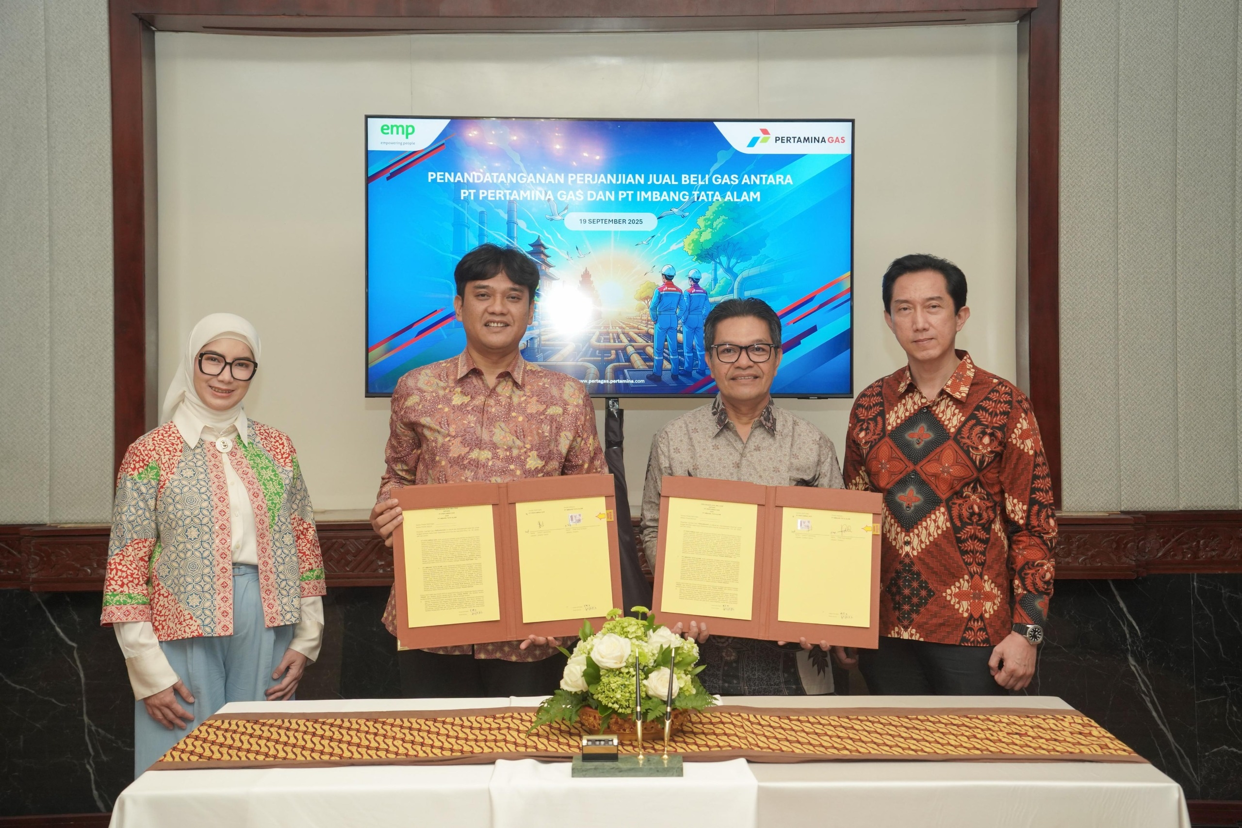 Pertagas Teken PJBG dengan Imbang Tata Alam