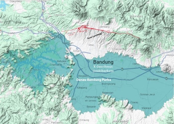 Apakah Bandung Terancam Gempa Besar? Inilah Daftar Zona Merah Terkena Sesar Lembang!