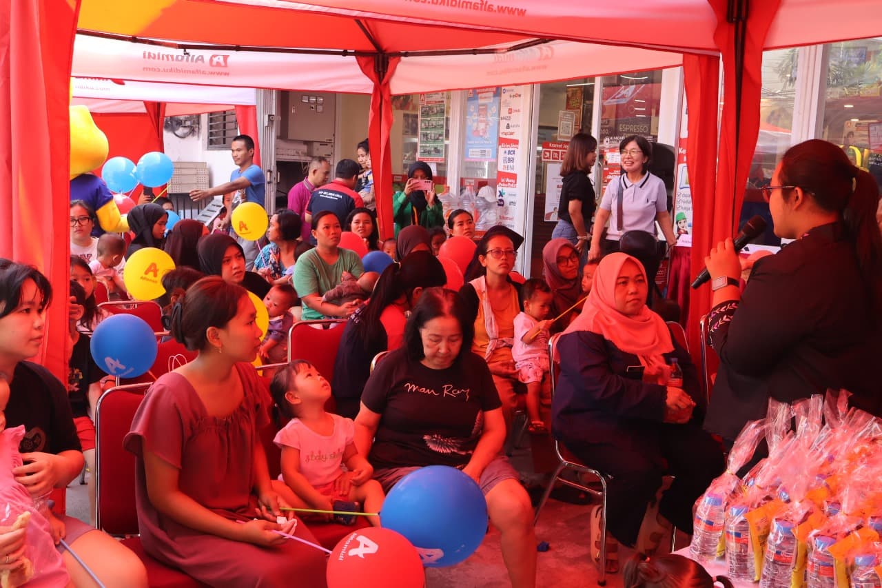 Alfamidi Edukasi Pentingnya ASI Eksklusif di Jakarta Pusat